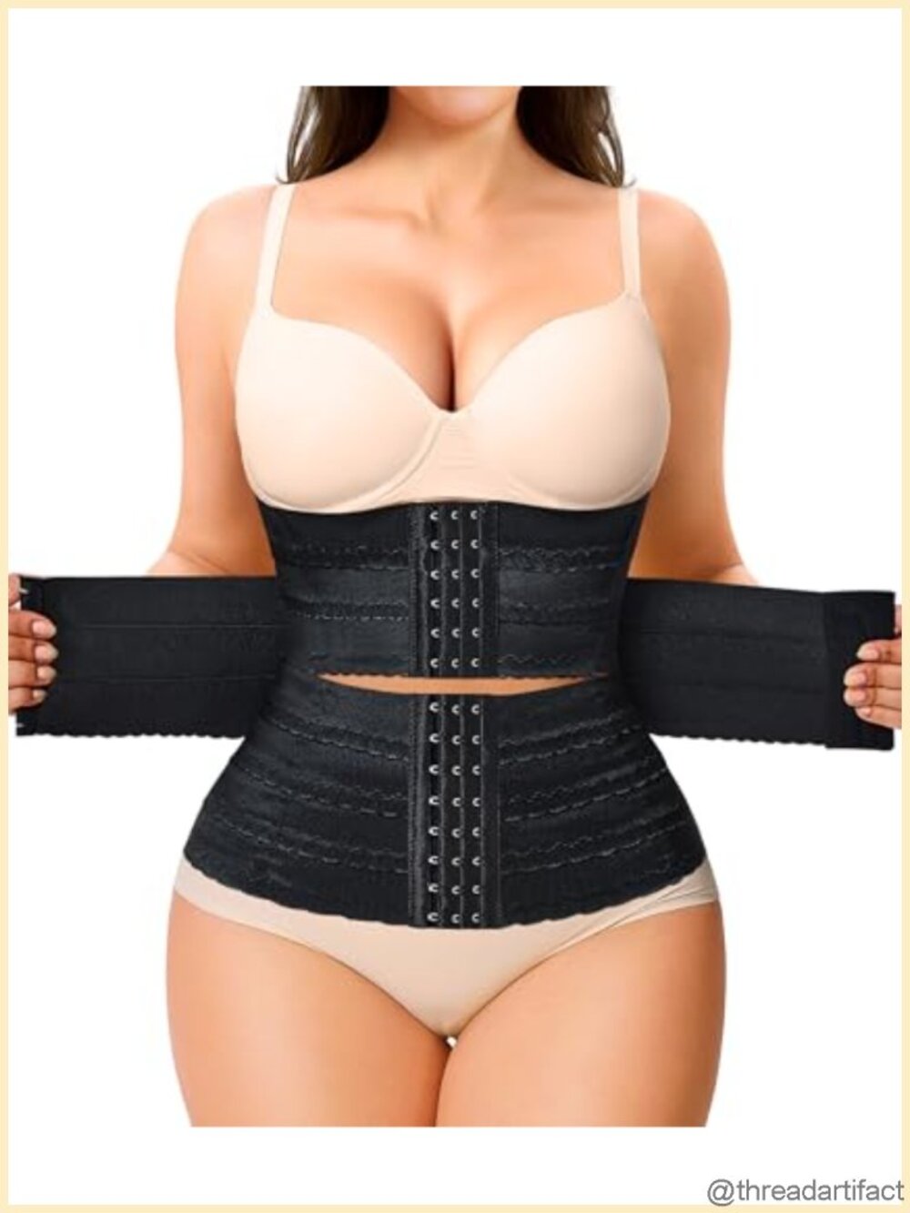 Nebility Waist Trainer Corset Shapewear Tummy Control Segmented Waist Cincher